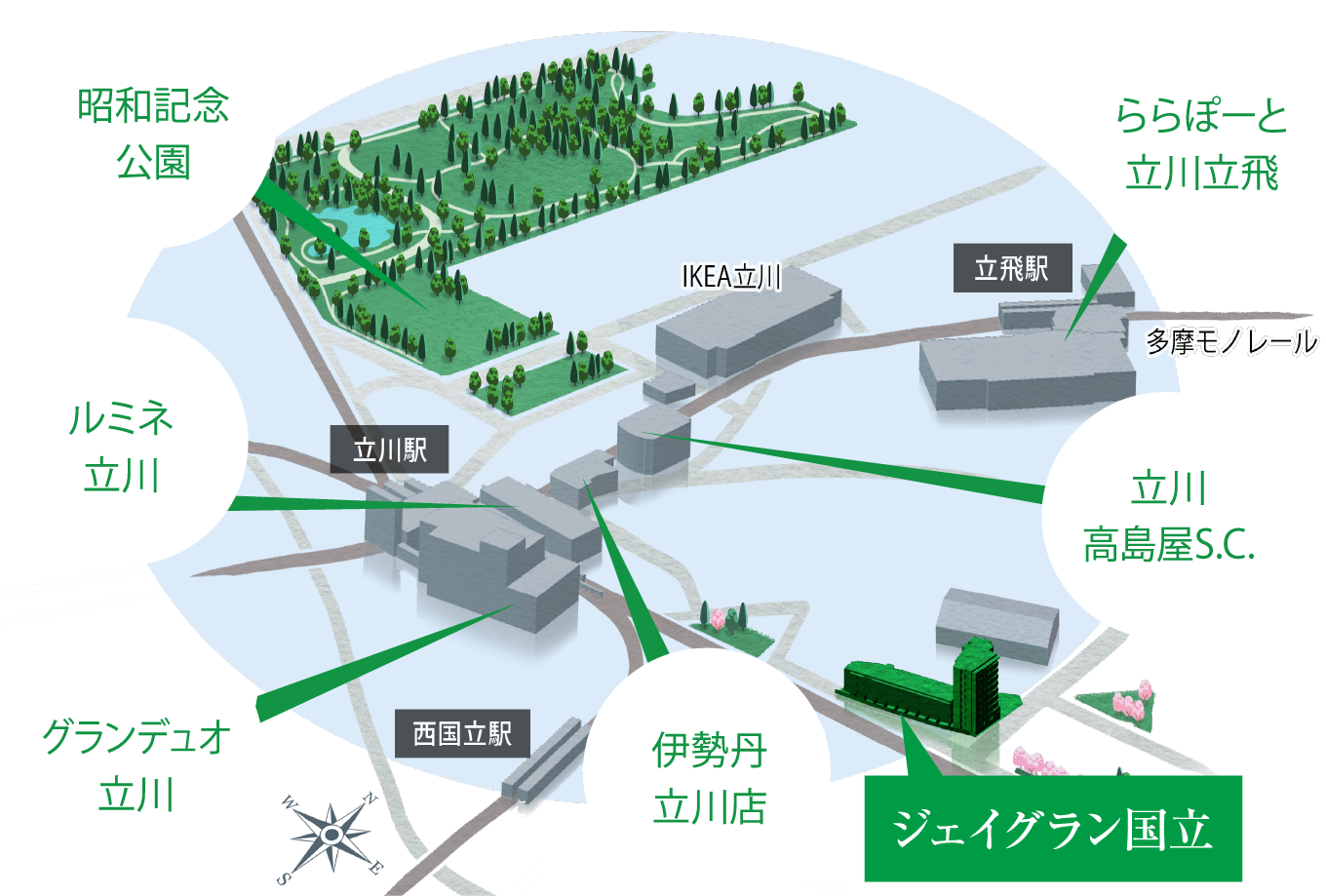 エリアイラスト